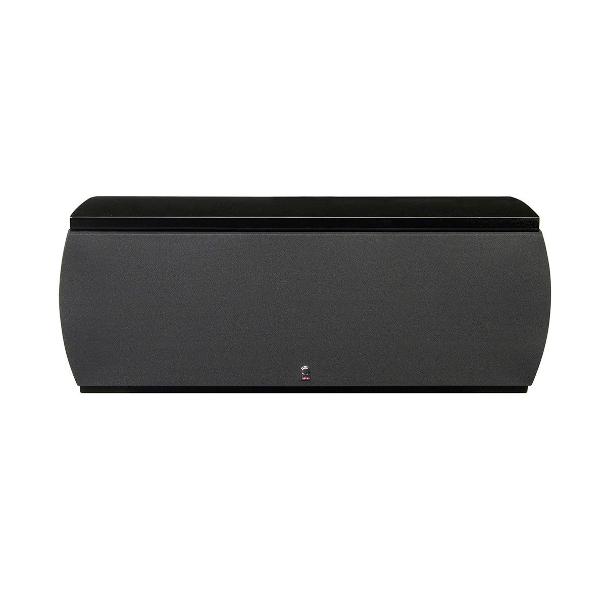 Revel C205 2-way Center Channel Loudspeaker - Gloss Black, with grille - front view