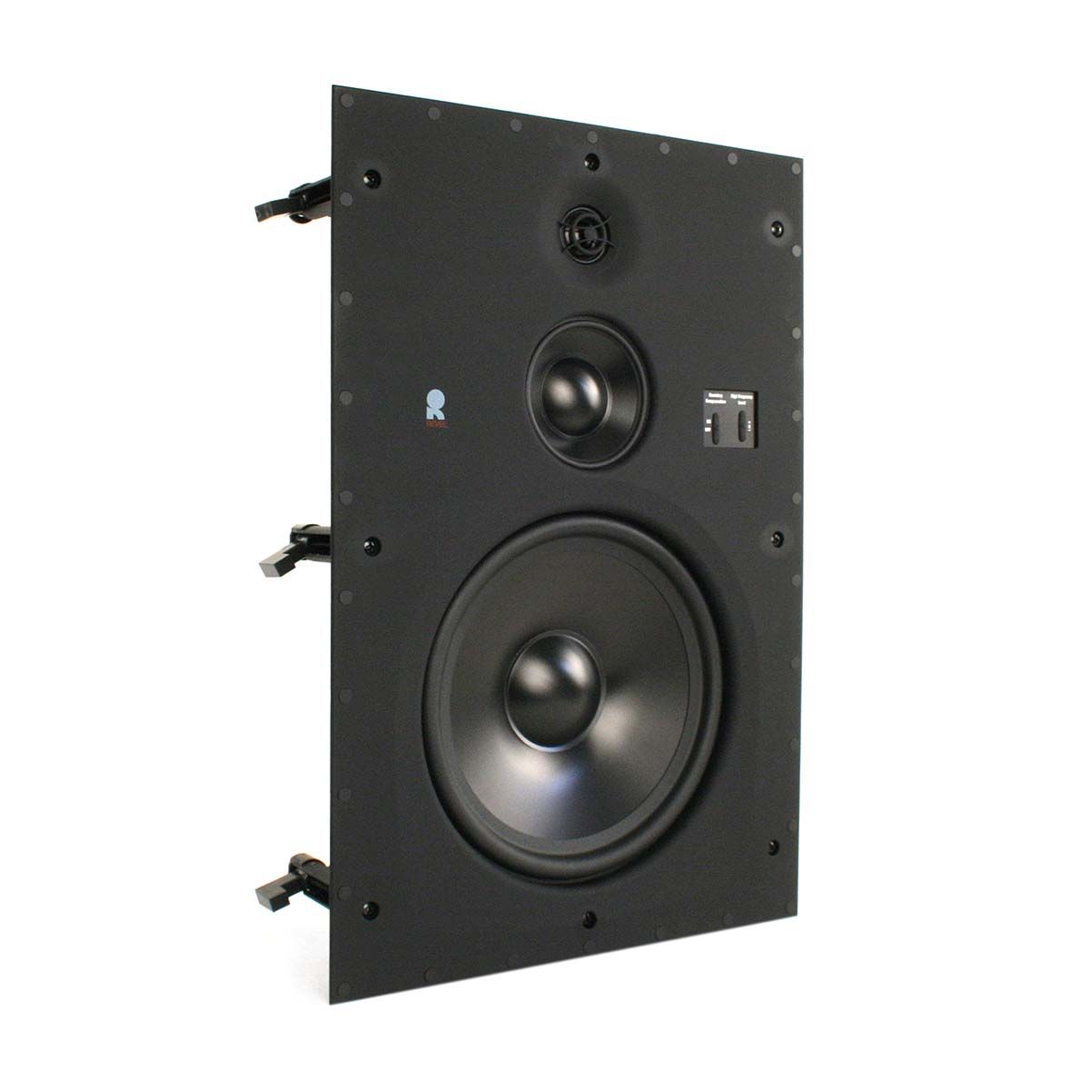Revel W893 In-Wall Speaker, front angle without grille