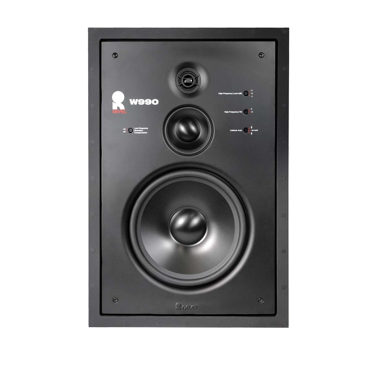 Revel W990 In-Wall Speaker, front view without grille