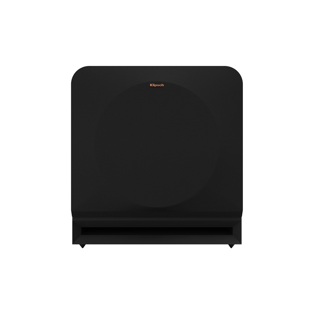 Klipsch RP-1000SW 10" Powered Subwoofer - Ebony - front view with grille