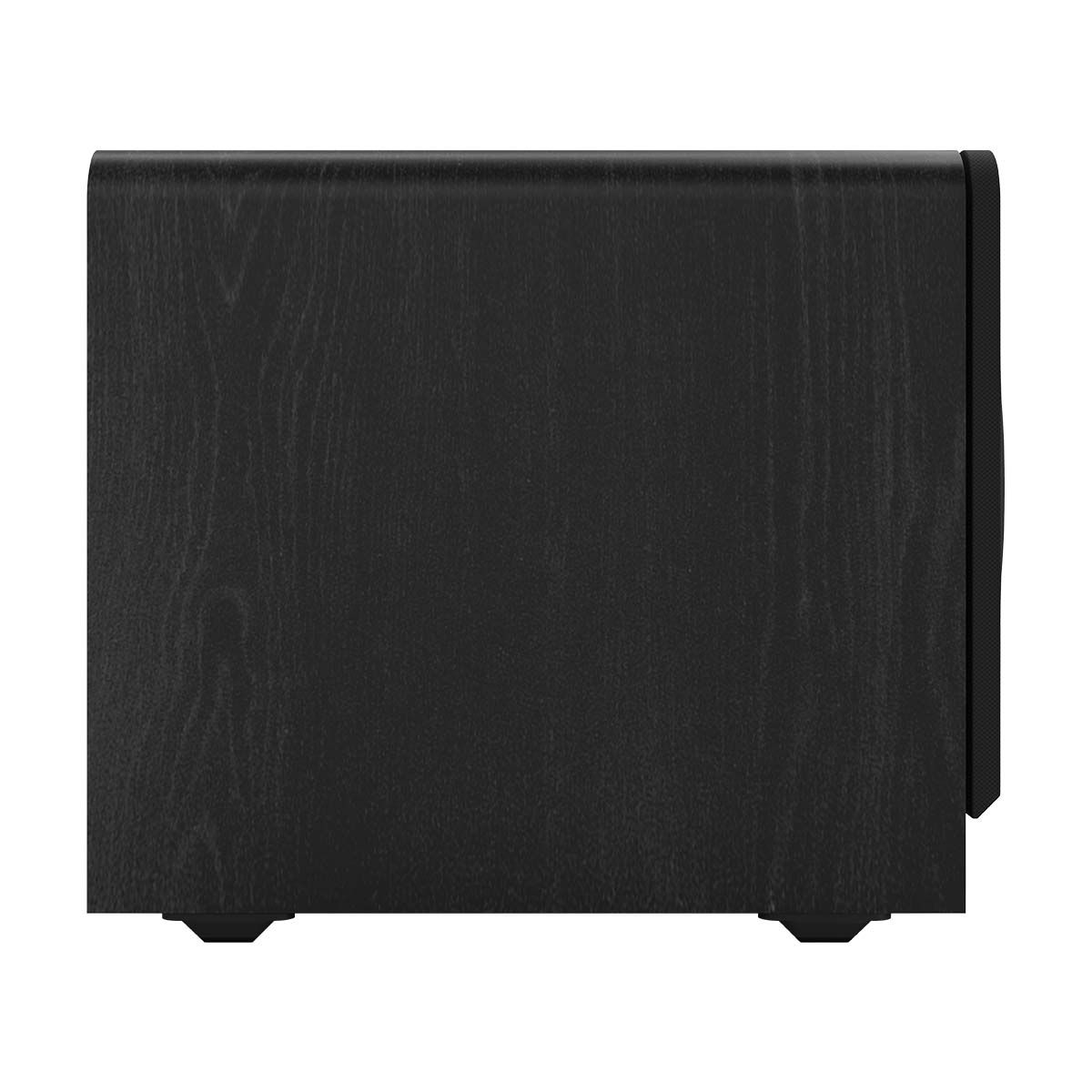 Klipsch RP-1400SW 14" Powered Subwoofer - Ebony - side view with grille