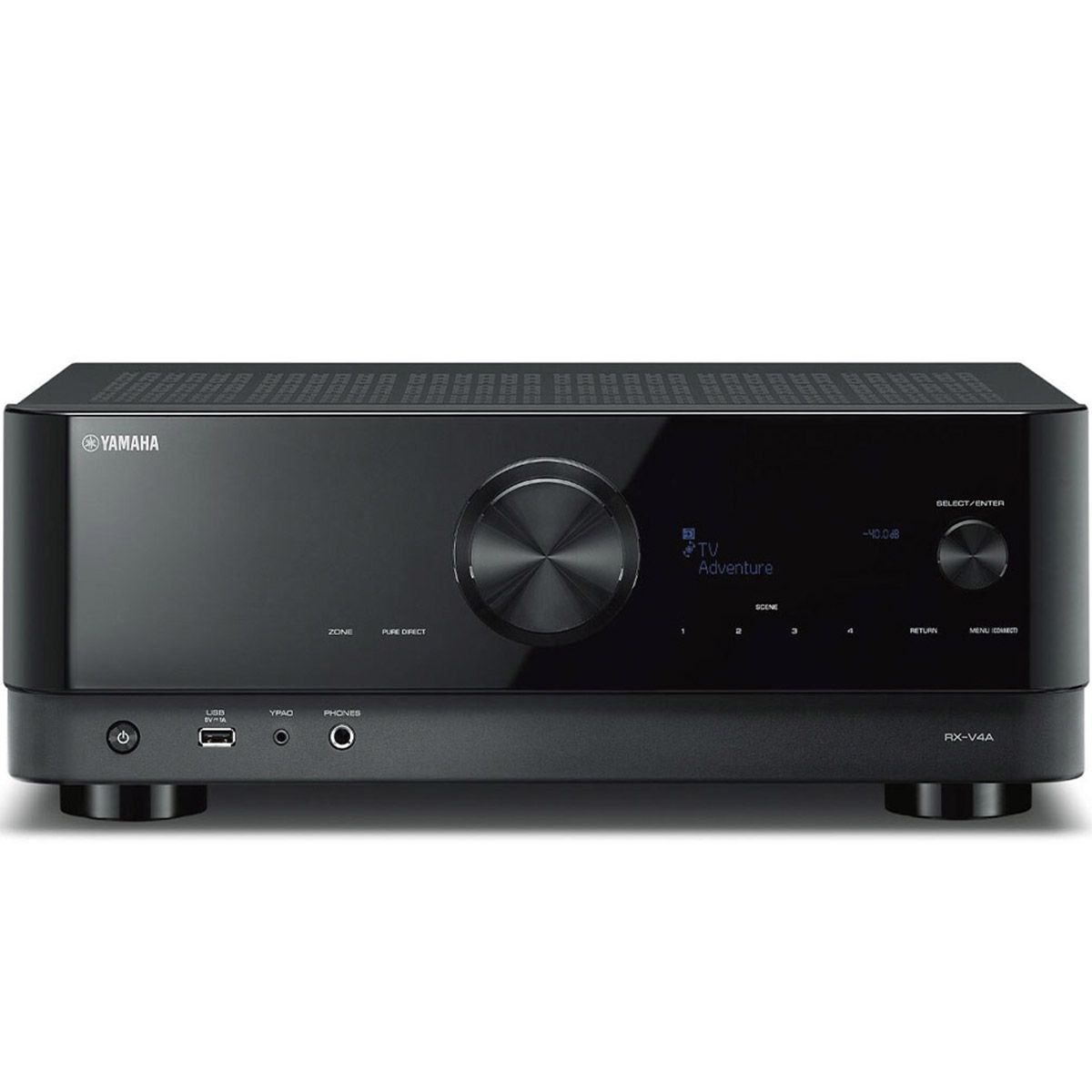 Yamaha RX-V4A 5.2-Channel AV Receiver - front view