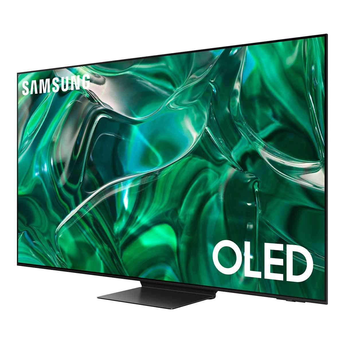 Samsung Class S95C OLED 4K Smart TV (2023) angled front right view