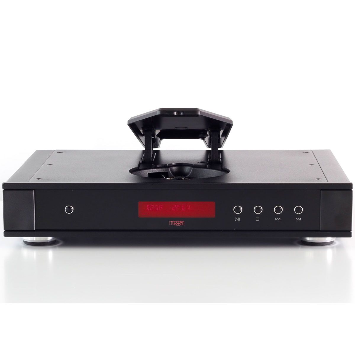 Rega Saturn MK3 CD & DAC Player - front view with lid open