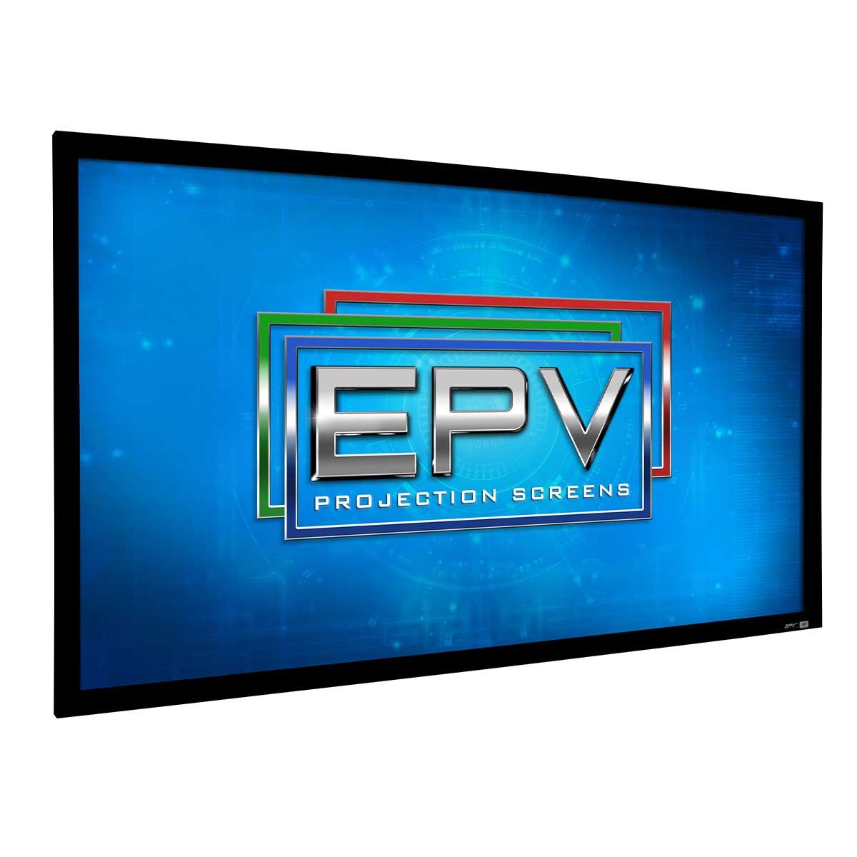 EPV Prime Vision ISF Series, 180 Inch Diagonal 16:9, Fixed Frame, Hand-Wrapped Velvet, ISF-Certified Front Projection Screen, 2.4 Inch Diagonal width frame
