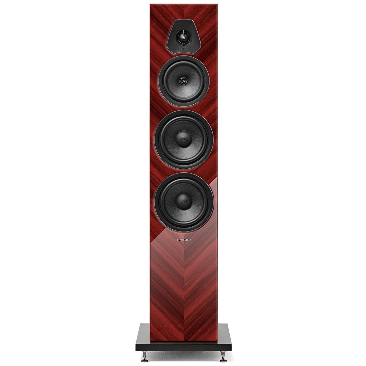 Sonus Faber Lumina V Amator Floorstanding Loudspeakers - Pair red front view