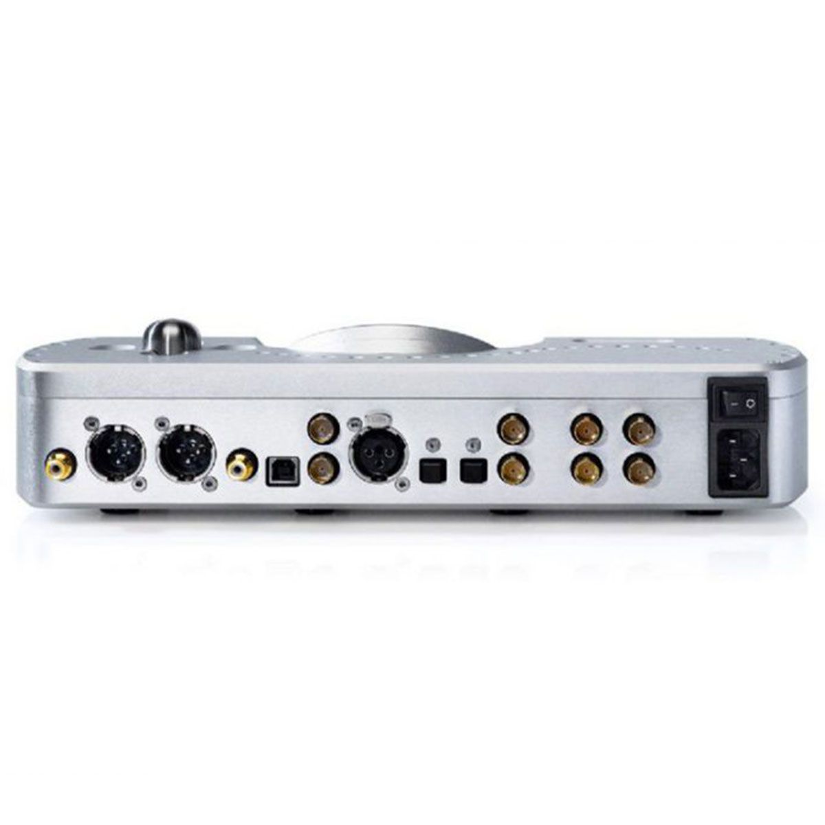 Back view of Chord Electronics DAVE DAC, Headphone amp and Preamp - Silver