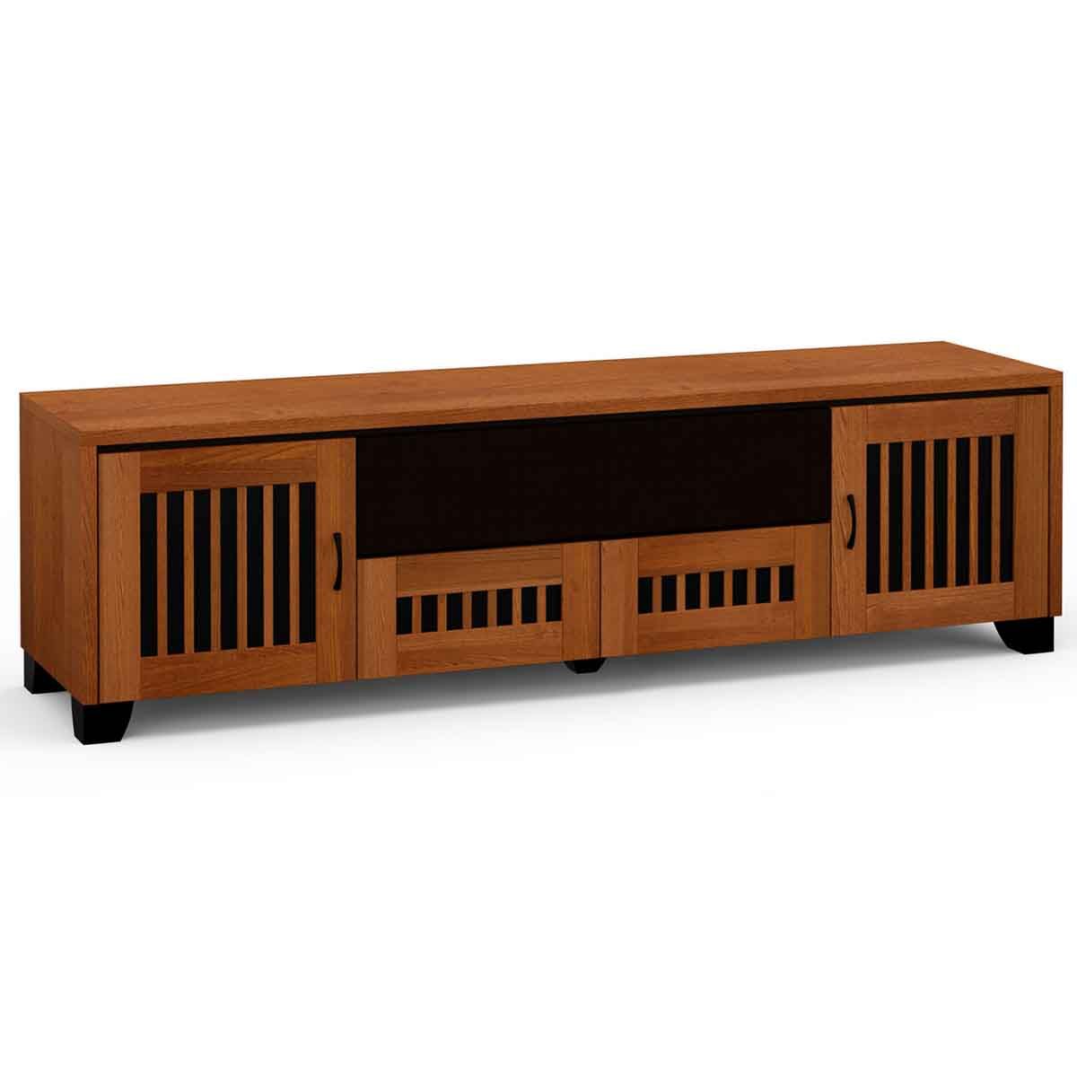 Salamander Designs Sonoma 245 Quad-Width AV Cabinet with Center Speaker Opening- American Cherry- front view