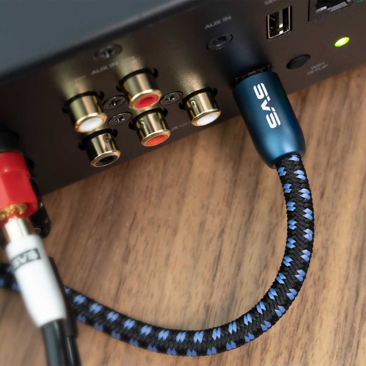 SVS SoundPath Digital Optical Cable - plugged into amplifier