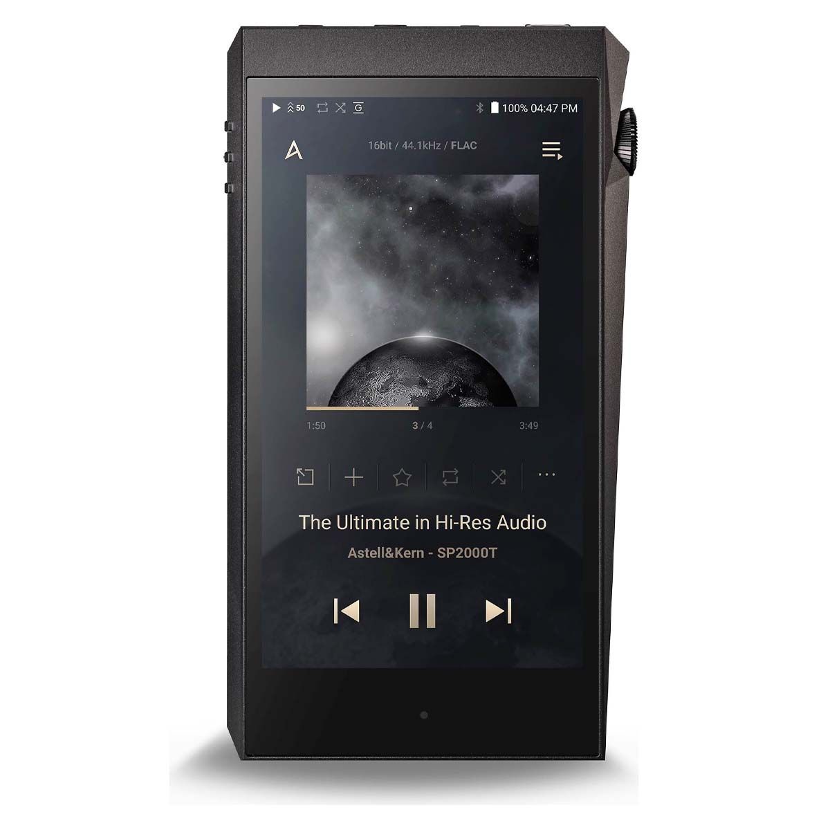 SP2000T Portable Hi-Res Music Player - front view