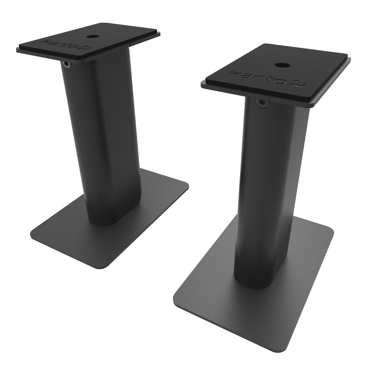 Kanto SP9 9 Inch Universal Desktop Speaker Stand - Black - Front Angled View