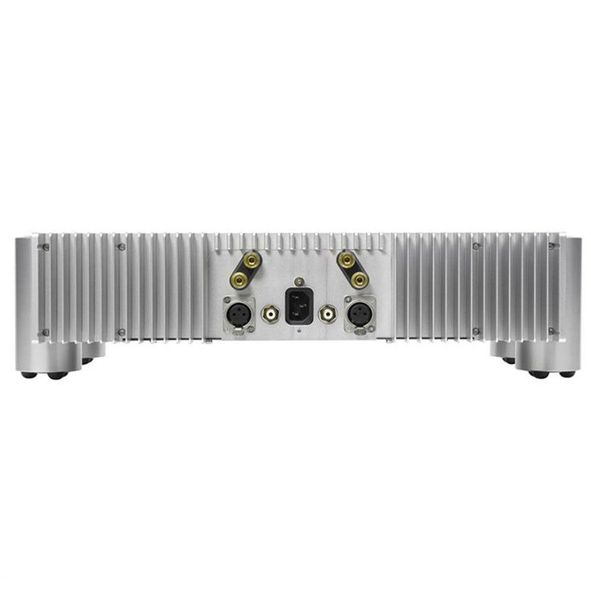 Rear view Chord Electronics SPM 650 130W Signature Power Amplifier - SILVER