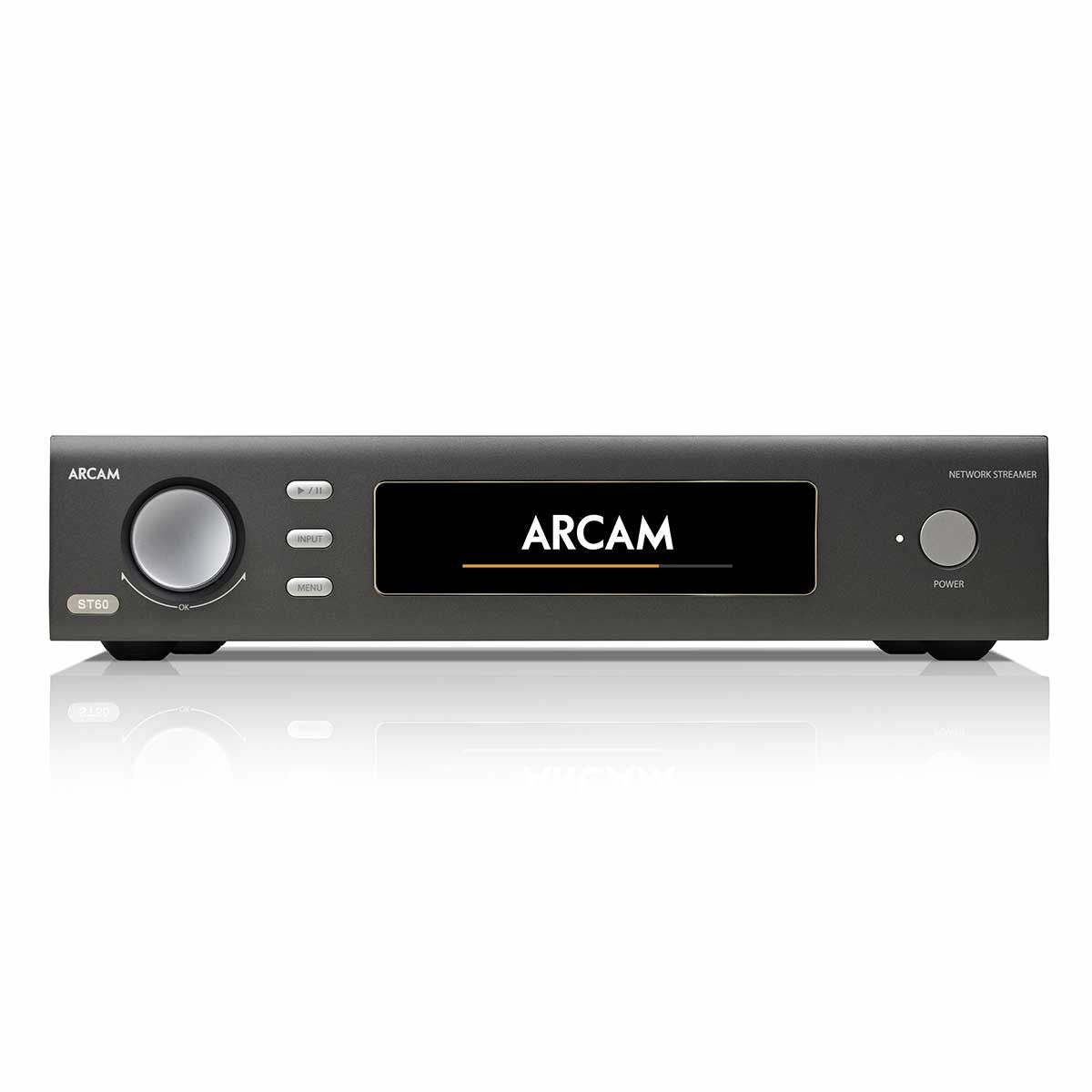 Arcam ST60 Streamer, Black, front view without antennae