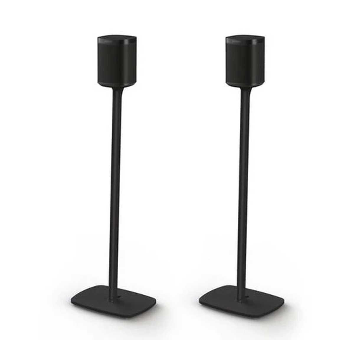 FLEXSON FLOOR STAND FOR SONOS ONE OR PLAY:1 (PAIR, BLACK)