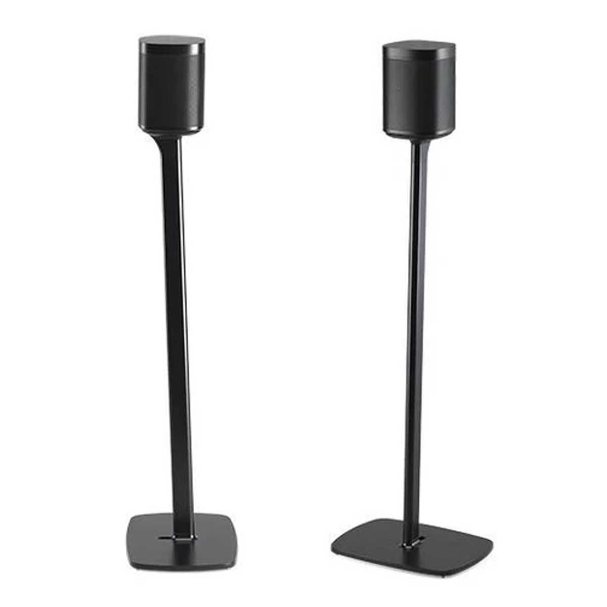 FLEXSON FLOOR STAND FOR SONOS ONE OR PLAY:1 (PAIR, BLACK)