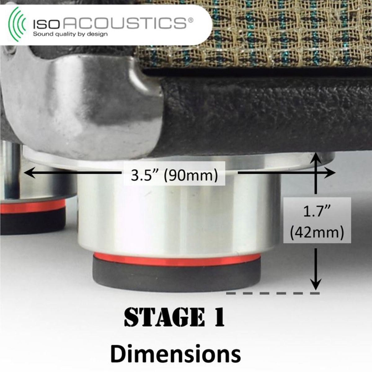 IsoAcoustics Stage 1 Isolators - Set of 4