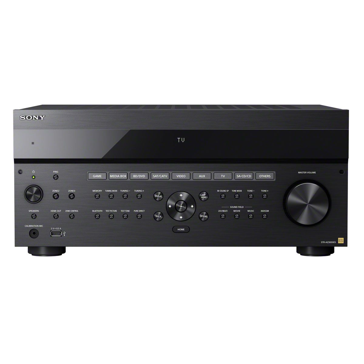 Sony STR-AZ3000ES Home Theater Receiver - front view without cover