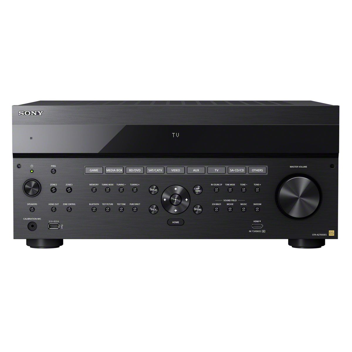 Sony STR-AZ7000ES 13.2 Channel 8K AV Receiver - front view without cover