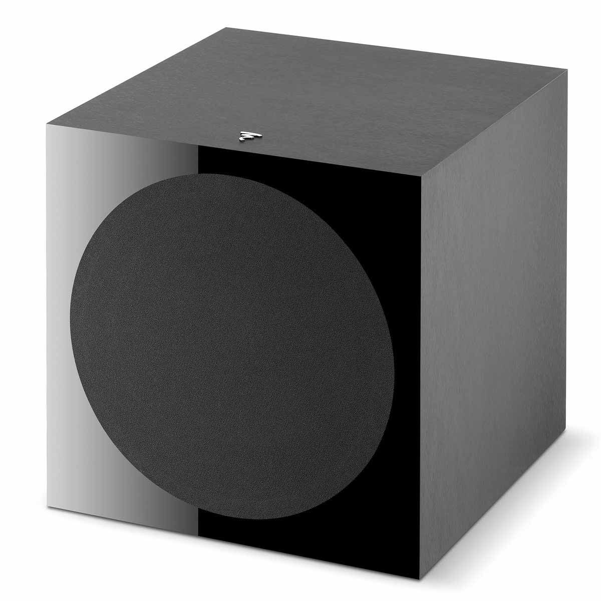 Focal Sub 600P Subwoofer angled front view with grille