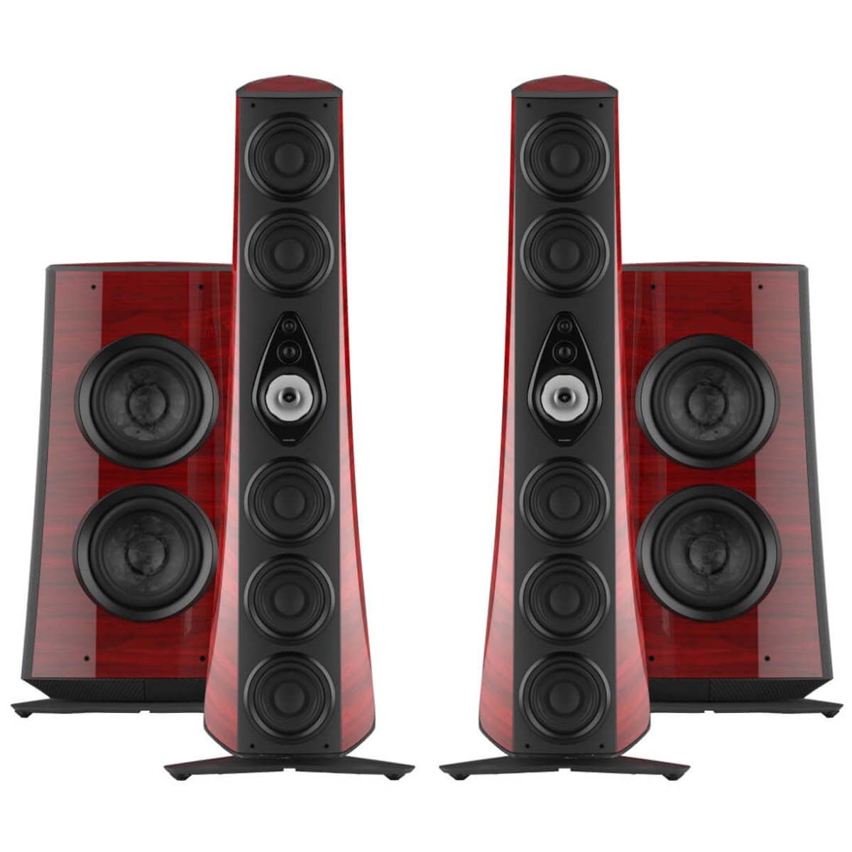 Sonus Faber Suprema Speaker System front view of speakers
