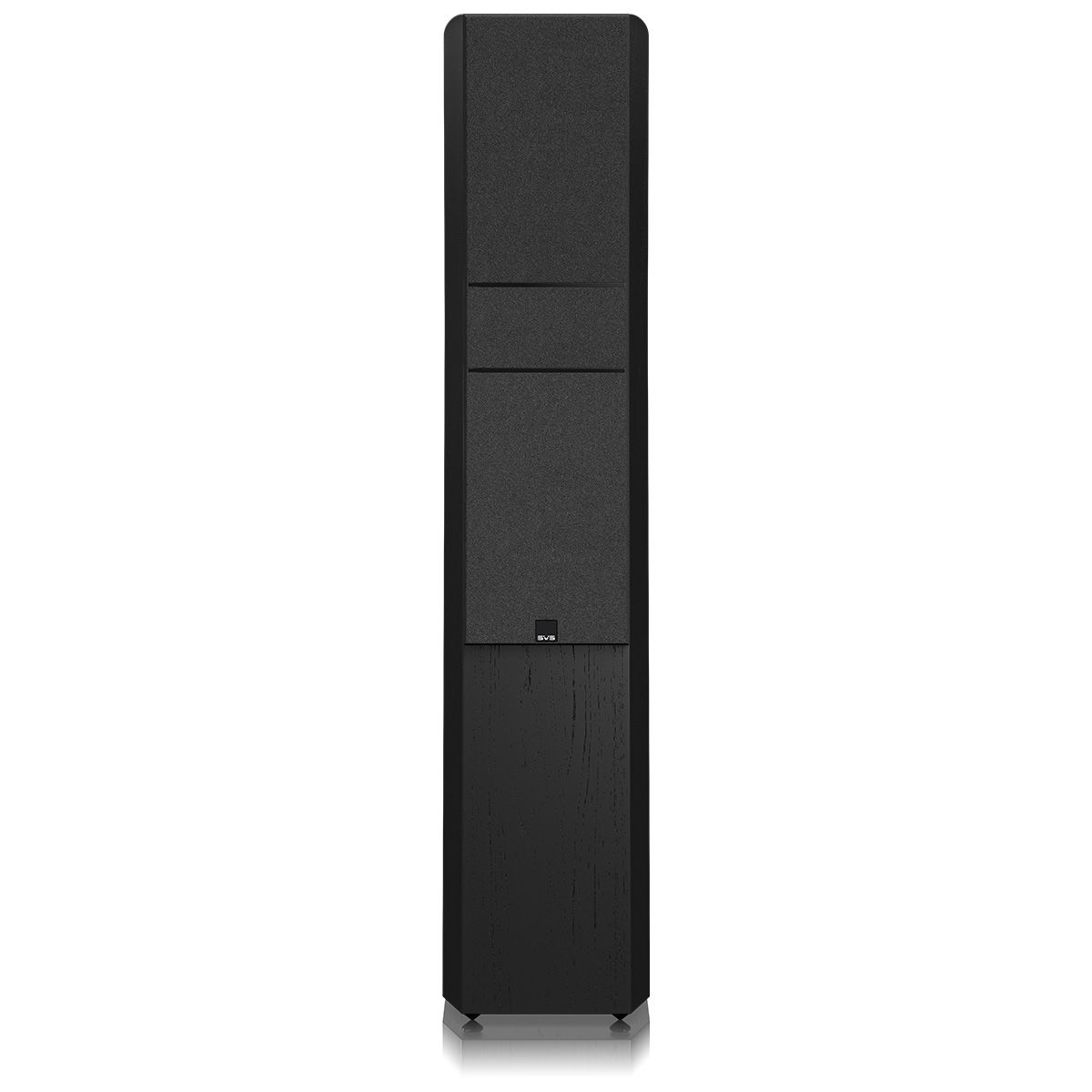 SVS Ultra Evolution Titan Floorstanding Loudspeaker - single black oak with grille - front view