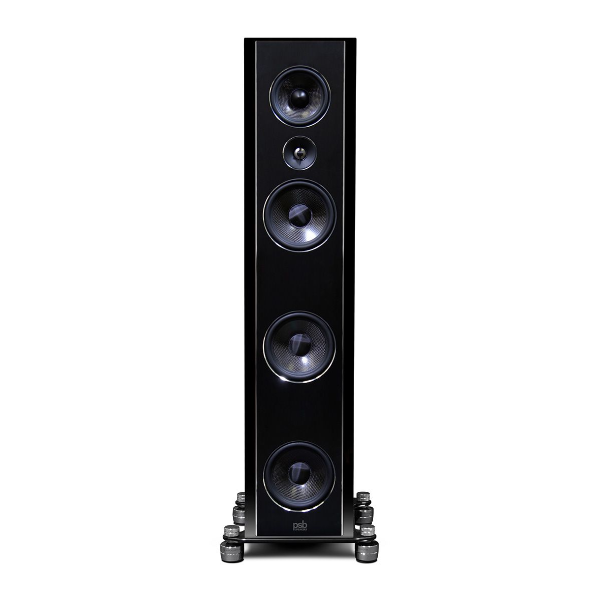 PSB Synchrony T600 Premium Tower Speaker - Black - single front view