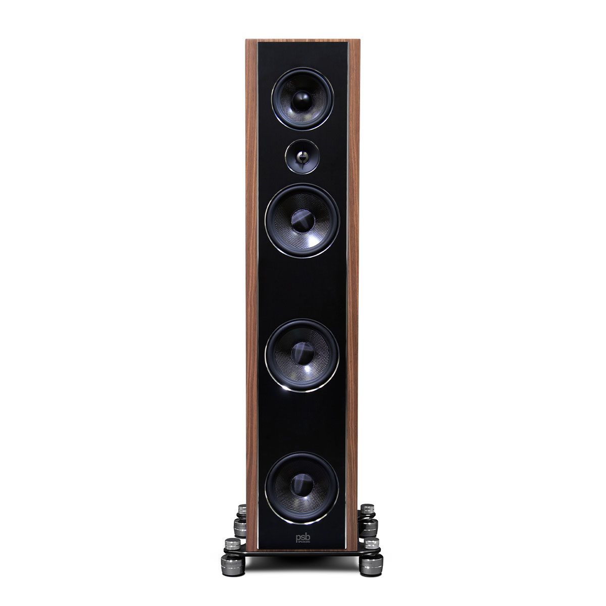 PSB Synchrony T600 Premium Tower Speaker - Walnut - single front view