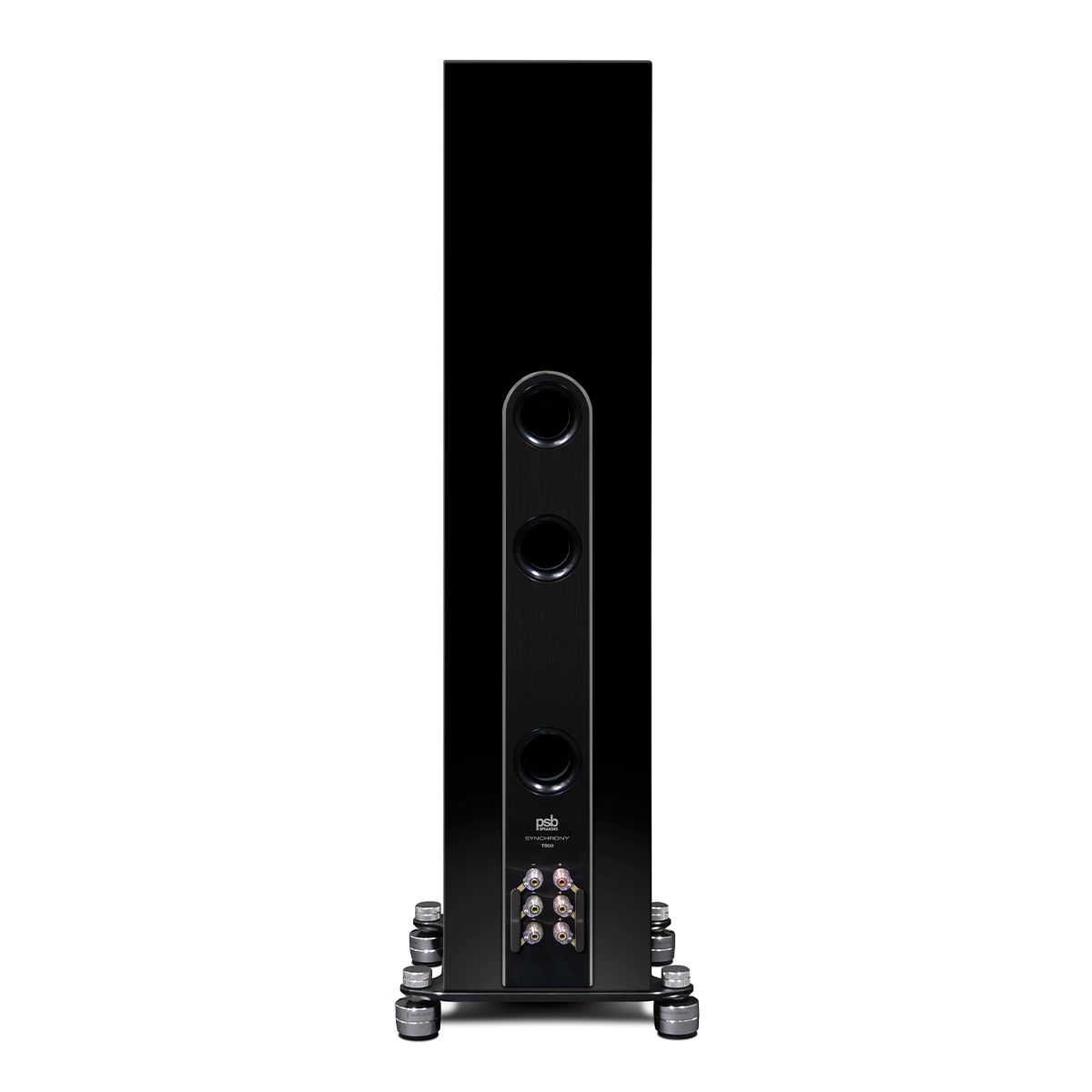 PSB Synchrony T600 Premium Tower Speaker - Black - single rear view