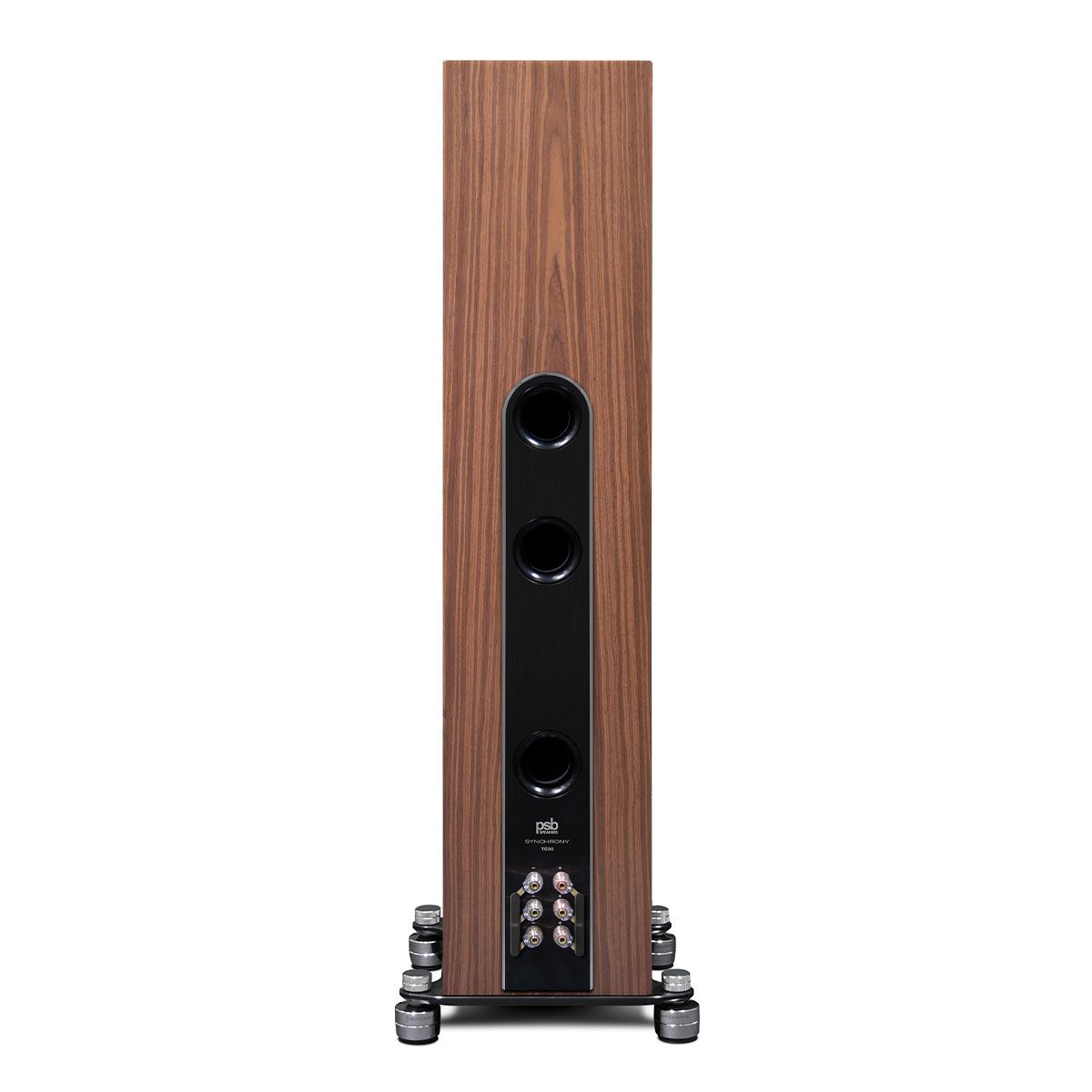 PSB Synchrony T600 Premium Tower Speaker - Walnut - single rear view