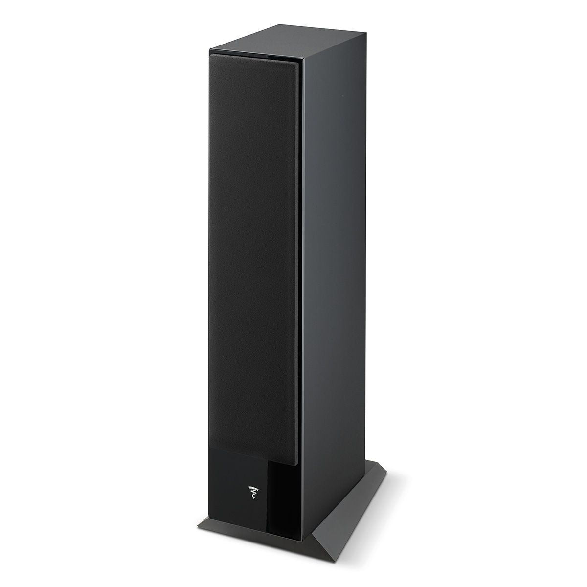 Focal Theva No2 Floorstanding Speaker - Each - angled right front view with grille