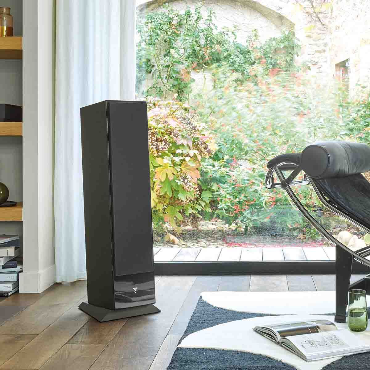Focal Theva No2 Floorstanding Speaker - Each - in room next to window and chair