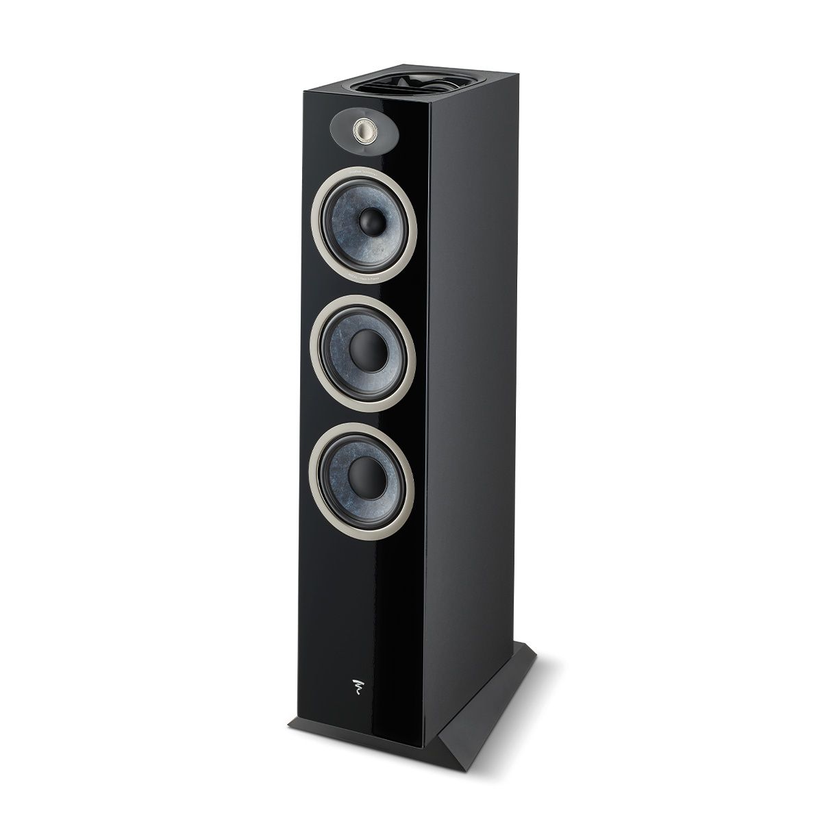 Focal Theva No3-D Floorstanding Speaker - Each - angled front right view without grilles