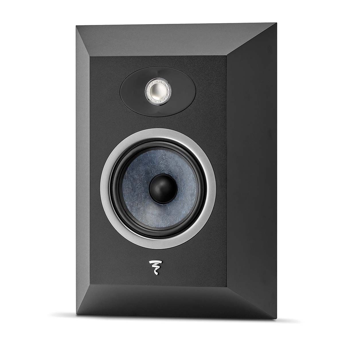 Focal Theva Surround Speaker - Black - each - angled front view without grille