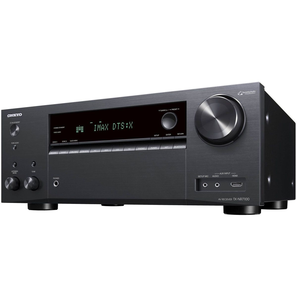 Onkyo TX-NR7100 9.2 Channel AV Receiver - angled front view