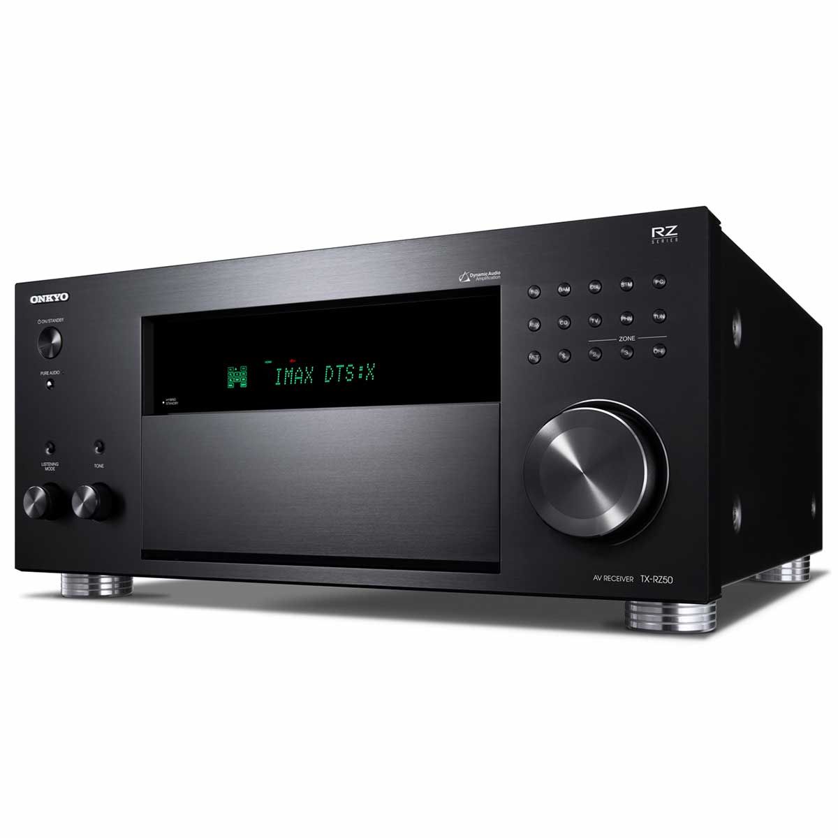 Onkyo TX-RZ50 Home Theater Receiver, front left angle