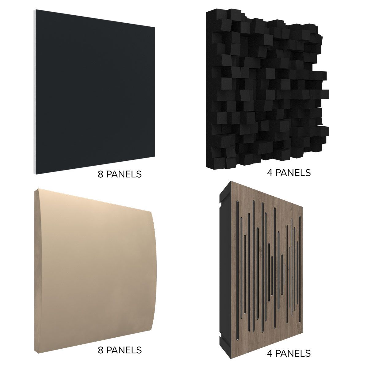 Vicoustic HiFi Acoustic Treatment Package for Medium-Sized Rooms, Panel Breakdown