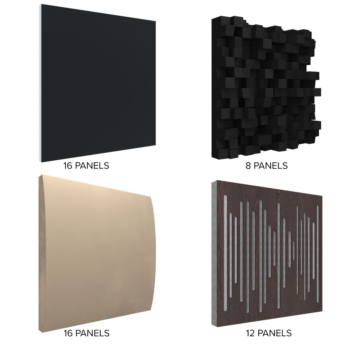 Vicoustic Level 1 Home Theater Acoustic Treatment Package for Large Rooms, Panel Breakdown