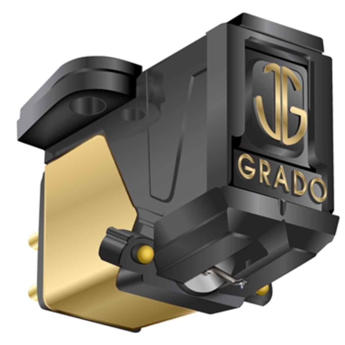 GRADO PRESTIGE GOLD3 PHONO CARTRIDGE-Gold, front view