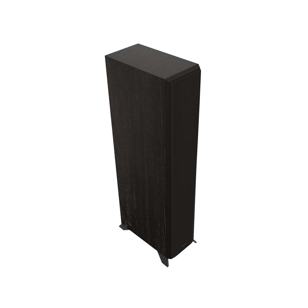 Klipsch RP-5000F II Floorstanding Speaker - Ebony - angled front view with grill