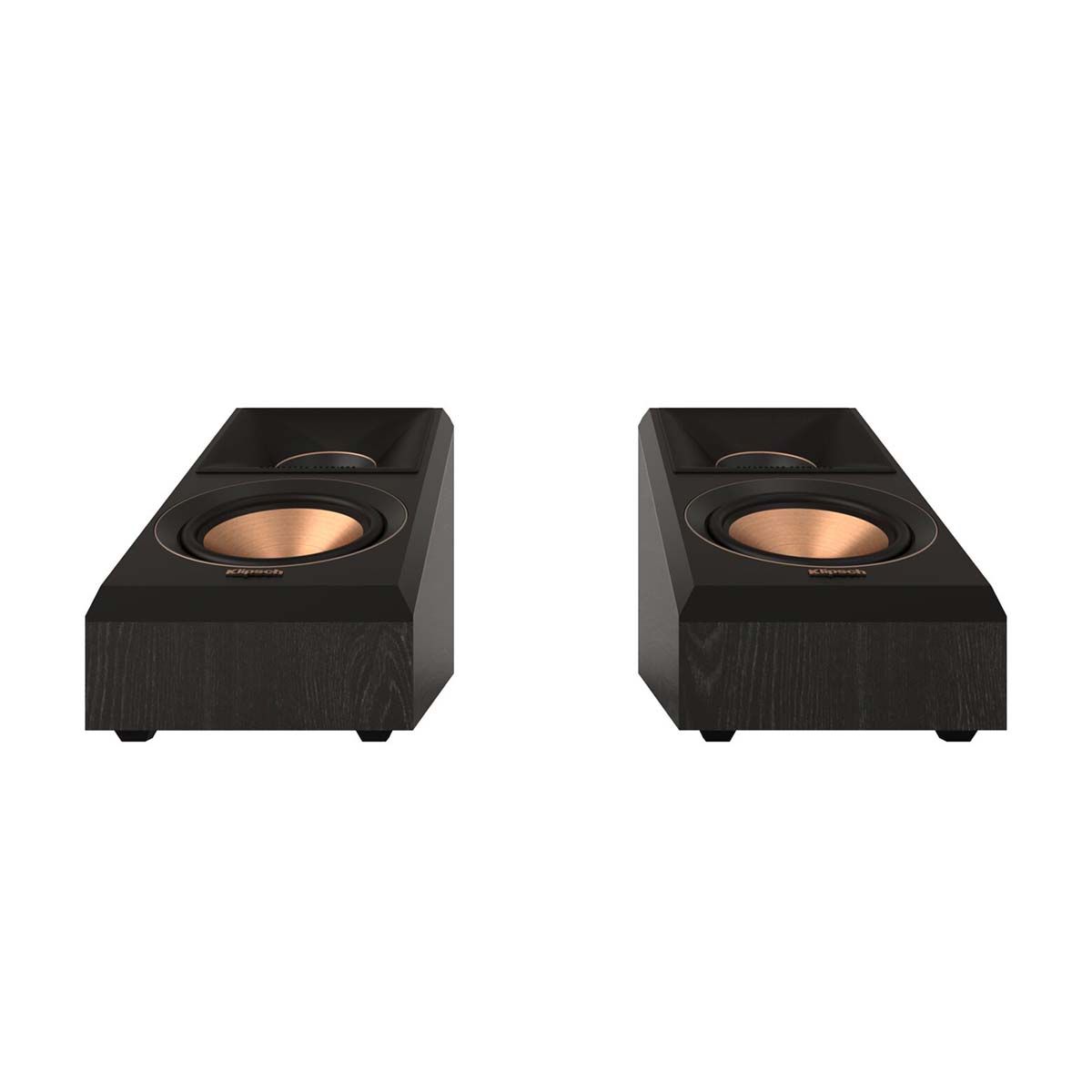 Klipsch RP-500SA II Surround/Atmos Speakers - Ebony - Pair - front view of pair without grills