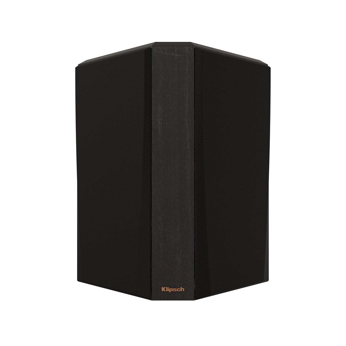 Klipsch RP-502S II Surround Speakers - Ebony - front view of single with grill