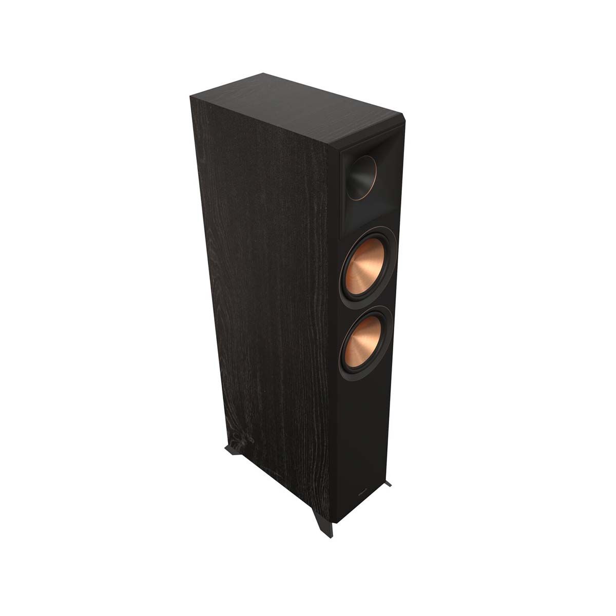 Klipsch RP-6000F II Floorstanding Speaker - Ebony - angled front view without grill