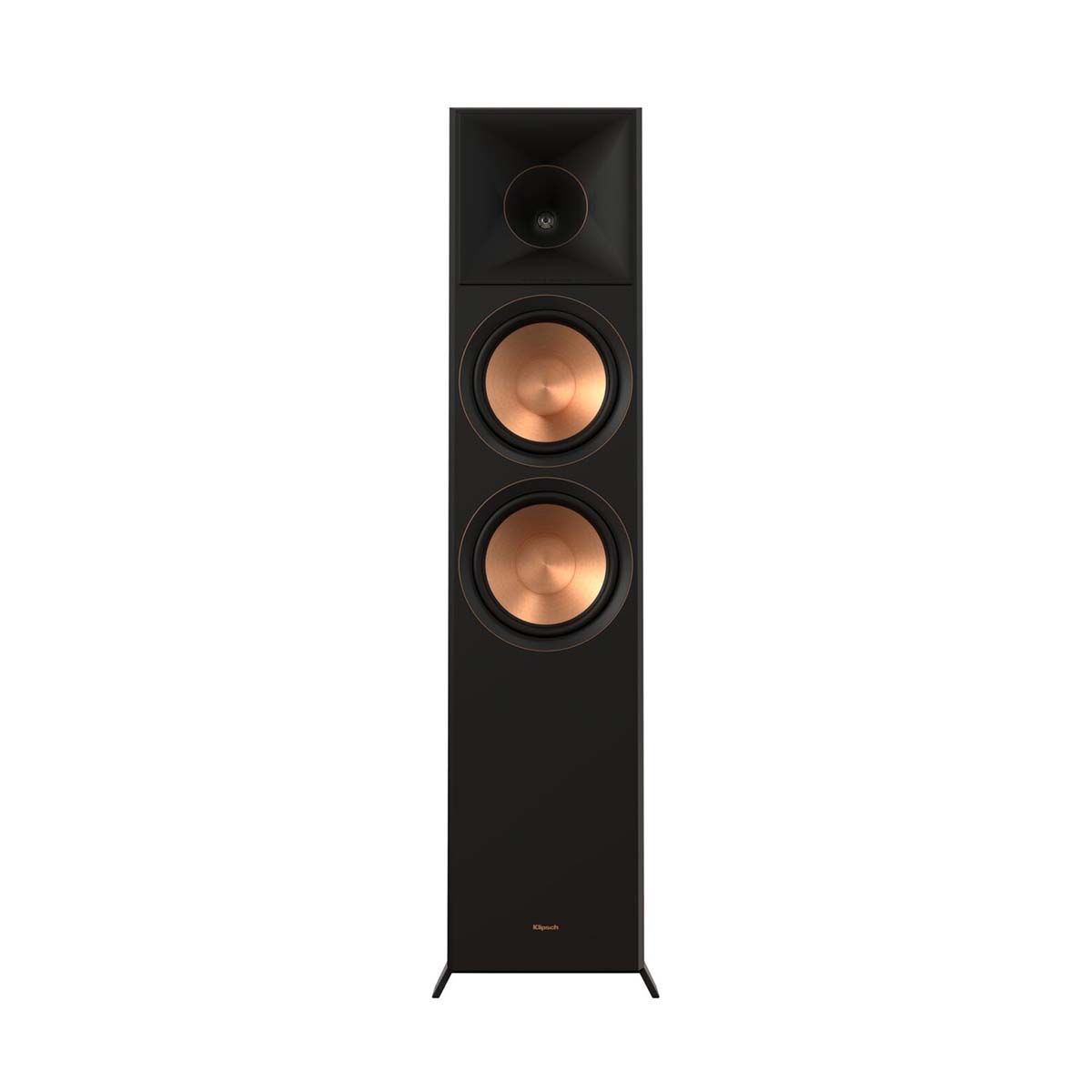 Klipsch RP-8060FA II Dolby Atmos Floorstanding Speaker - Ebony - front view without grill