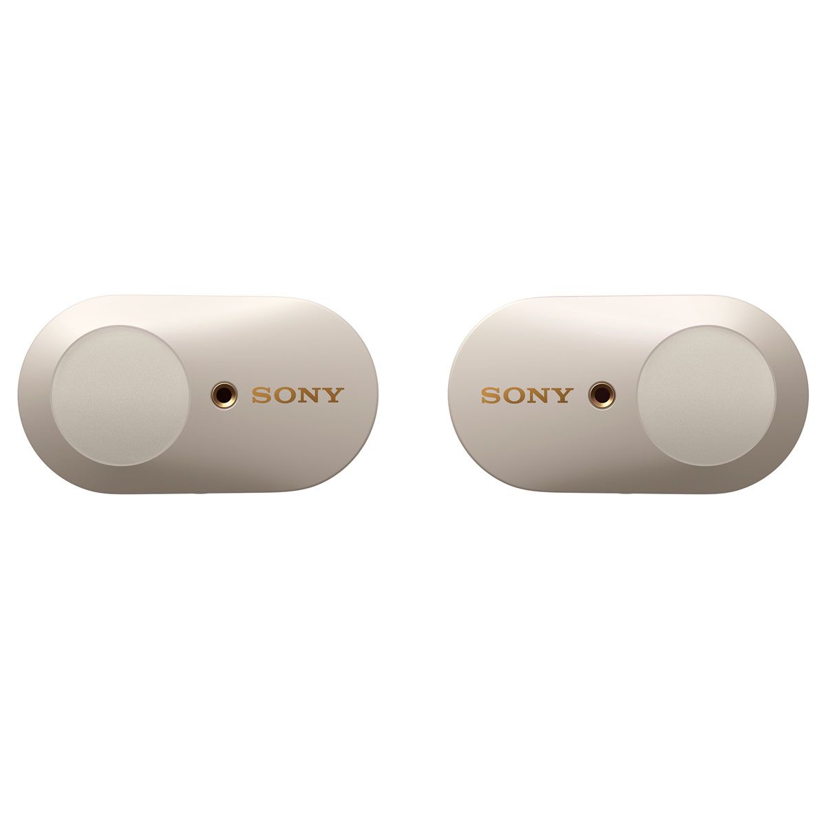 Sony WF-1000XM3 Noise Cancelling Truly Wireless In-Ear Headphones - silver- Rear view