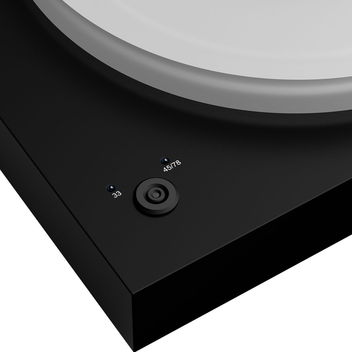 Pro-Ject X2B True Balanced Turntable - close-up of electronic speed control