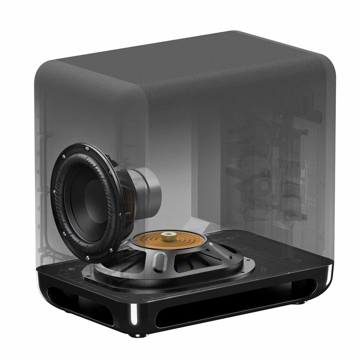 Sony SA-SW5 Wireless Subwoofer, x-ray view