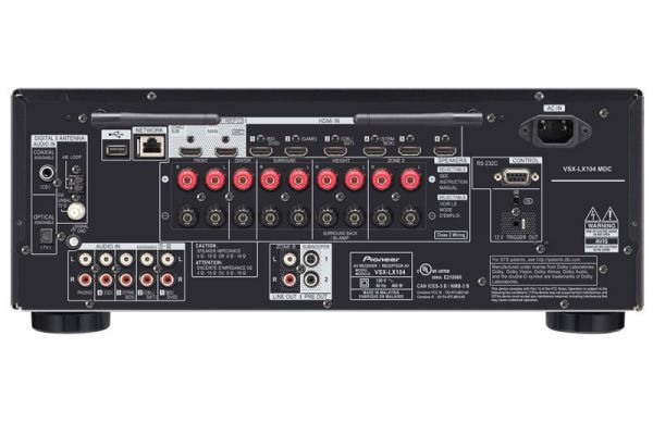 Pioneer VSX-LX104 Elite 7.2 Channel Black Network AV Receiver