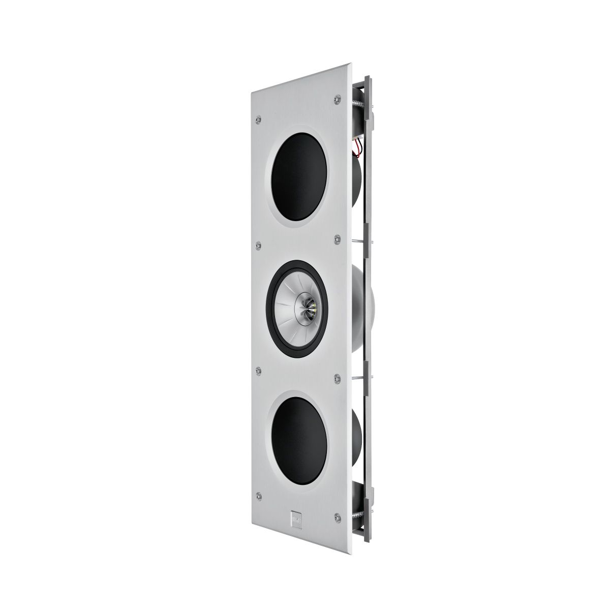 KEF Ci3160RL-THX Extreme In-Wall THX Ultra2 Speaker - Silver - Each - angled front view