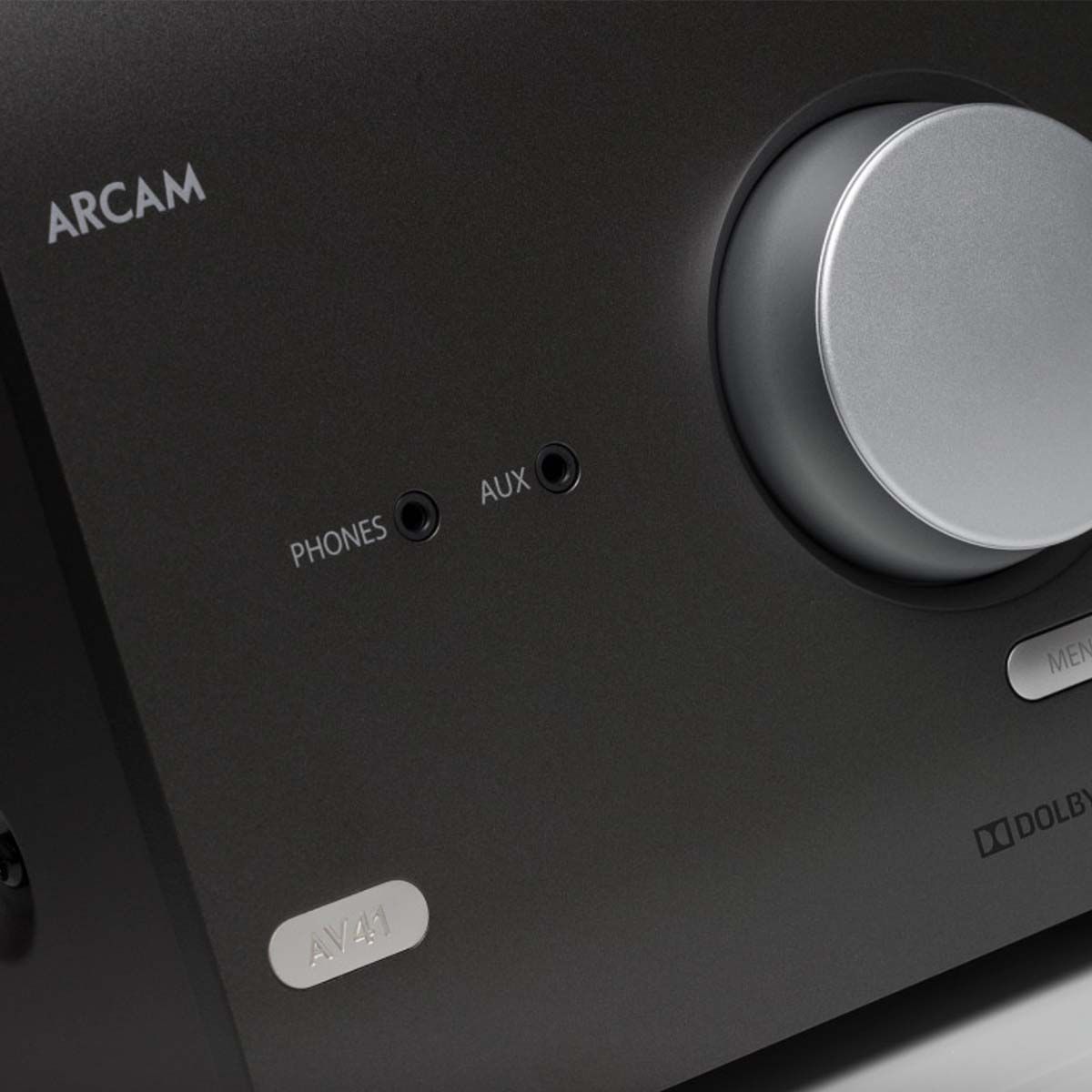 Arcam AV41 Surround Sound Processor, knob detail