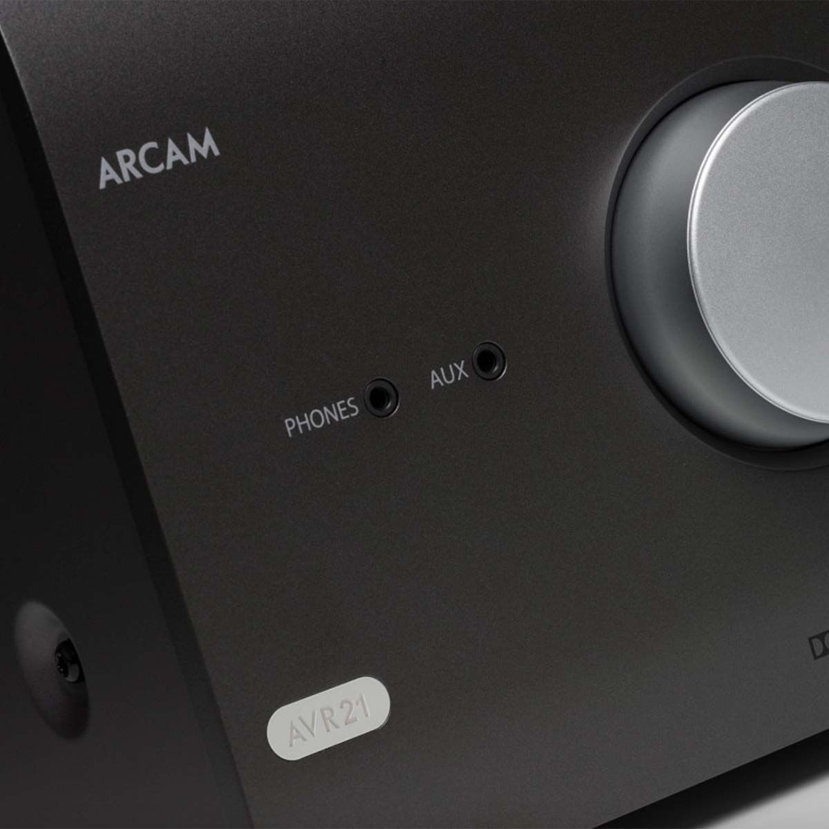 Arcam AVR21 AV Receiver, detailed knob view